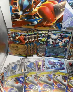 Pokemon TCG Mega Evolution All Holo Reverse EX Promo Jumbo Figure Lot 100 Cards - Image 5