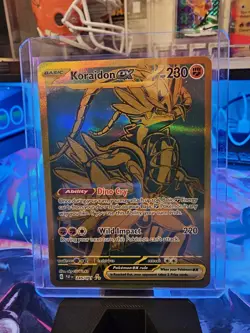 Pokemon Koraidon EX 245/091 Paldean Fates Full Art Ultra Rare Holo Card - Image 2