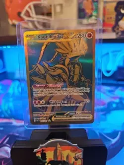 Pokemon Koraidon EX 245/091 Paldean Fates Full Art Ultra Rare Holo Card - Image 5