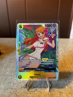 One Piece CCG Nami (SR) OP08-106 Two Legends Foil Card - Image 1