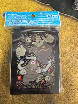 Pokemon Center Japan SEALED 64 ct Dusknoir Evolutionary Traces Card Sleeves!! - Image 1