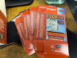 Magic the Gathering Invasion Empty Tournament Pack Box - BOXES ONLY NO CARDS - Image 2