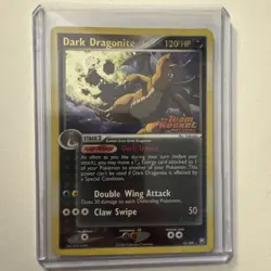 Pokemon Dark Dragonite TCG Holo Rare Card 15/109 Ex Team Rocket Stamp LP/MP - Image 1