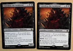 MTG Asmodeus The Archfiend X2 Cards, Adventures In Forgotten Realms - Image 1
