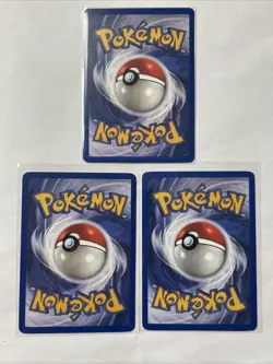 Pokemon Team Rocket 1st Edition Near Mint Card Lot Of 3 Ponyta Abra & Voltorb 82 - Image 2