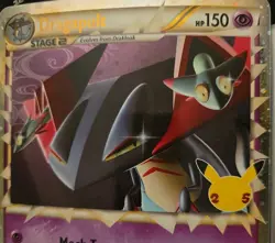 Pokemon TCG Dragapult Celebrations Black Star Promo Card SWSH132 - Image 4