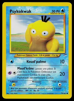 Pokemon Card - Psyduck Neo Destiny 79/105 Common 1st Edition - Image 1