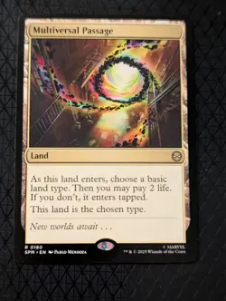 Multiversal Passage Spiderman MTG Card NM - Image 1