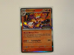 Pokemon TCG Card Infernape SVP116 Twilight Masquerade Prerelease Promo - NM - Image 1