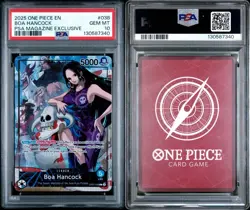 PSA 10 Boa Hancock (2025 PSA Magazine Promo) OP07-038 One Piece Cards Foil - Image 1