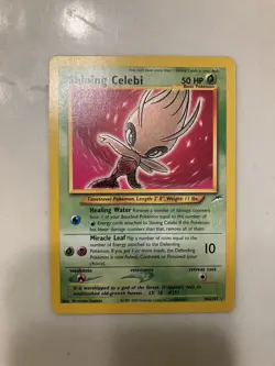 Shining Celebi - 106/105 - Pokemon Neo Destiny Unlimited Holo Rare Card WOTC NM - Image 1
