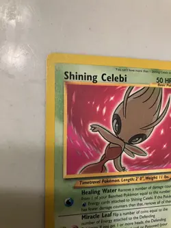 Shining Celebi - 106/105 - Pokemon Neo Destiny Unlimited Holo Rare Card WOTC NM - Image 2