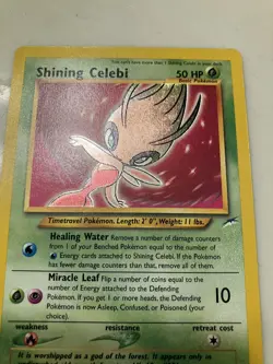 Shining Celebi - 106/105 - Pokemon Neo Destiny Unlimited Holo Rare Card WOTC NM - Image 3