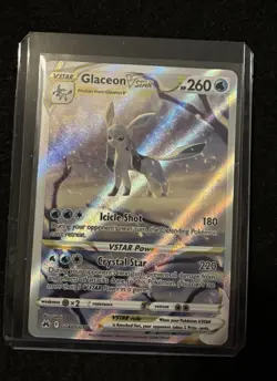 Pokemon TCG Crown Zenith Galarian Gallery Glaceon VSTAR Holo Card GG40/GG70 - Image 1