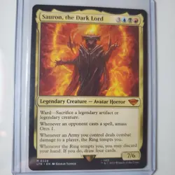 Sauron, the Dark Lord The Lord of the Rings MTG Mythic Card 0224 - Image 1