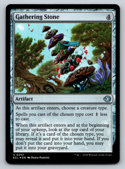 Gathering Stone FOIL - Lorwyn Eclipsed MTG - Image 1