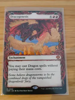 MTG Dracogenesis (Showcase) 0300 Tarkir: Dragonstorm M/NM Free UK P&P - Image 1