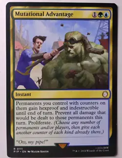 Mutational Advantage MTG, Universes Beyond: Fallout, Rare, LP - Image 1