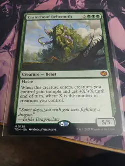 Craterhoof Behemoth Tarkir: Dragonstorm Regular NM MTG Magic The Gathering - Image 1