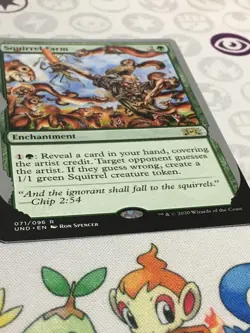 D559 MTG MAGIC UNSANCTIONED SQUIRREL FARM #071 RARE NM - Image 2