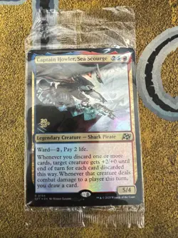 MTG SEALED Captain Howler, Sea Scourge 0194 Aetherdrift Prerelease Promo!! - Image 1