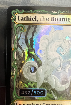 MTG Lathiel, the Bounteous Dawn 0180 Multiverse Legends SERIALIZED 432/500 Holo! - Image 2