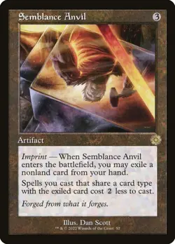 NM Semblance Anvil, MTG, The Brothers' War Retro Artifacts, Magic, 52 - Image 1