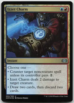 Izzet Charm FOIL 202 Uncommon Double Masters NM MTG - Image 1