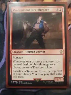 Professional Face-Breaker Commander: Final Fantasy NM MTG Misprint - Image 1