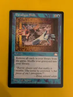 Paradigm Shift. Sorcery Old Vintage. Weatherlight Magic the Gathering Card. - Image 2