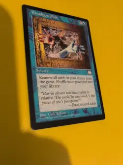 Paradigm Shift. Sorcery Old Vintage. Weatherlight Magic the Gathering Card. - Image 4