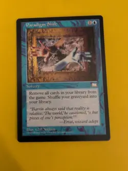 Paradigm Shift. Sorcery Old Vintage. Weatherlight Magic the Gathering Card. - Image 5