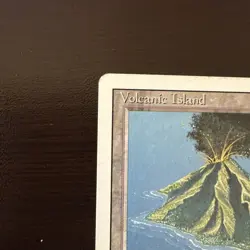 MTG: Volcanic Island - Revised - English - Moderately Played - Reserved List -MP - Image 2