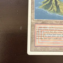 MTG: Volcanic Island - Revised - English - Moderately Played - Reserved List -MP - Image 4