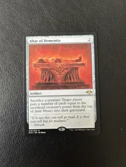 MTG Altar of Dementia - Modern Horizons #218 - LP - Image 1
