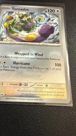 Tornadus (Master Ball Pattern) Pokemon TCG 078/086 Sv: White Flare - Image 2