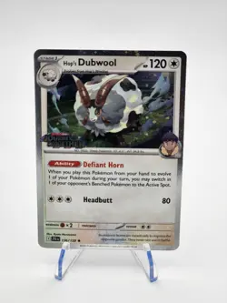 Hop's Dubwool 136/159 Holo Journey Together STAMPED Promo Pokemon Card - Image 1