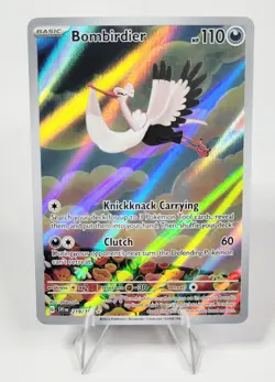 Pokemon TCG - Bombirdier 219/198 Scarlet and Violet - Illustration Rare NM - Image 1