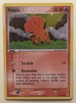 Pokemon TCG Vulpix 81/101 Hidden Legends Reverse Holo 2004 - Image 1