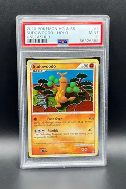 Pokemon PSA 9 MINT Sudowoodo 9/95 Unleashed Holofoil 2010 S#6869 - Image 1