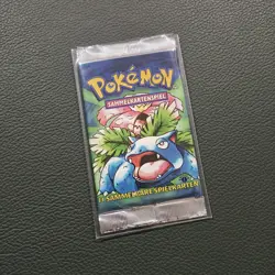 1st Edition Pokemon Base Set Booster Pack (Venusaur Artwork) German NEW SEALED - Image 3