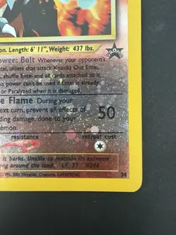 Pokemon Vintage Reverse Holo Promo Entei WoTC Black Star - Image 4