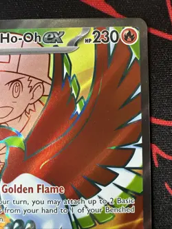 Ethan's Ho-Oh ex 209/182 Pokemon TCG SV10: Destined Rivals NM ++ - Image 2