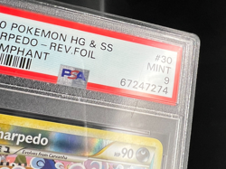 Pokemon PSA 9 MINT Sharpedo 30/102 Triumphant Reverse Holofoil 2010 S#7274 - Image 4
