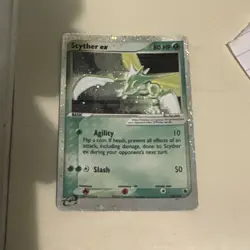 Pokemon Scyther Ex 102/109 Holo Ultra Rare Ruby & Sapphire Pokemon Vintage MP+ - Image 2