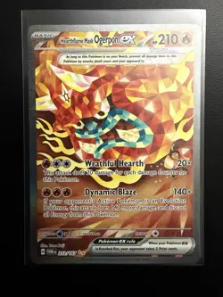 Pokemon 2024 Twilight Masquerade Hearthflame Mask Ogerpon EX #212/167 SIR NM - Image 1
