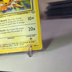 Pokemon TCG Jolteon Jungle 4/64 Holo Unlimited Holo Rare WOTC MP-HP - Image 5