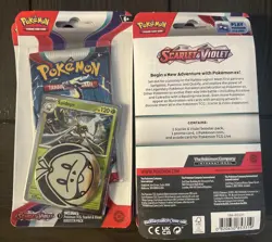 Pokemon Scarlet and Violet Booster Pack Blister - Spidops Promo✨- New Sealed 820650853319 - Image 1