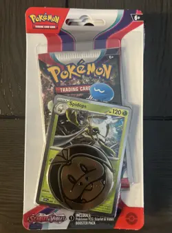 Pokemon Scarlet and Violet Booster Pack Blister - Spidops Promo✨- New Sealed 820650853319 - Image 2