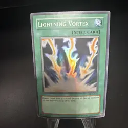 Yugioh Lightning Vortex FET-EN040 Super Rare LP - Image 1